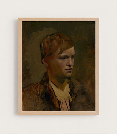 FAIR-HAIRED BOY - Museum Quality Art