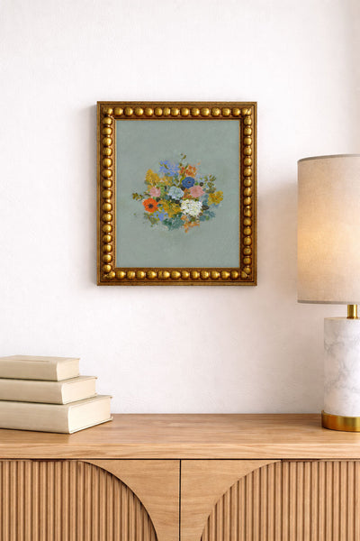 Fall Floral in Blue II