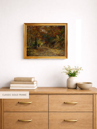 FALLING LEAVES - Museum Quality Art