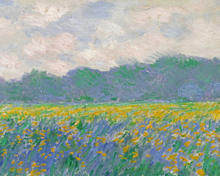 FIELD OF YELLOW IRISES AT GIVERNY