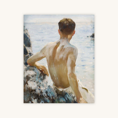 FIGURE STUDY, AT THE BEACH — Primary Image