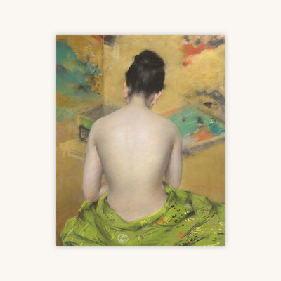 FIGURE STUDY, GOLD BACKDROP — Primary Image