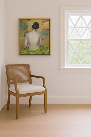 Figure Study, Gold Backdrop
