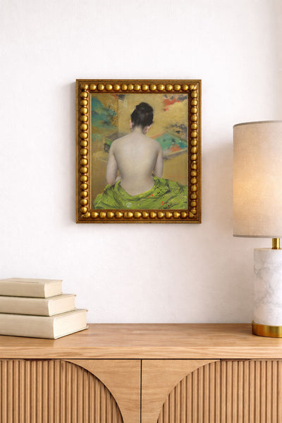 Figure Study, Gold Backdrop