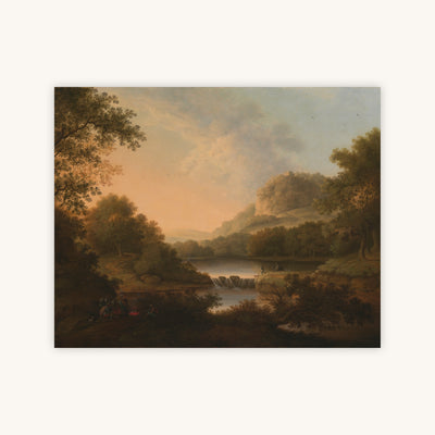 FIGURES IN A CLASSICAL LANDSCAPE — Primary Image