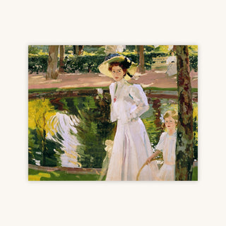 FIGURES IN THE GARDEN — Primary Image