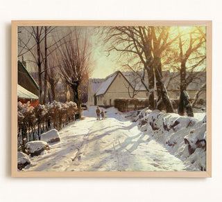 First Snow, Landscape With Figures