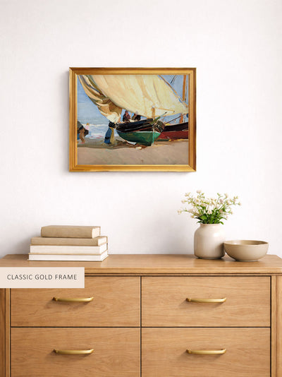 Fishermen, Stranded Boats, Valencia