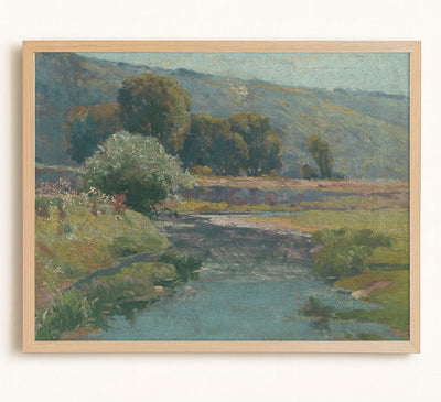 FLOODED STREAM - Museum Quality Art
