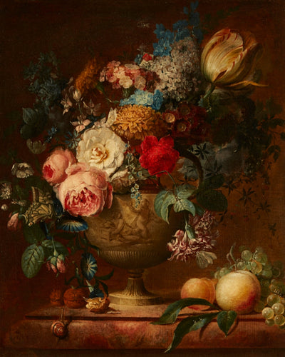 FLORAL ARRANGEMENT IN A VESSEL