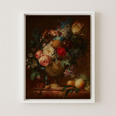 FLORAL ARRANGEMENT IN A VESSEL - Museum Quality Art