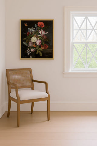 FLOWERS AND BUTTERFLIES - Museum Quality Art