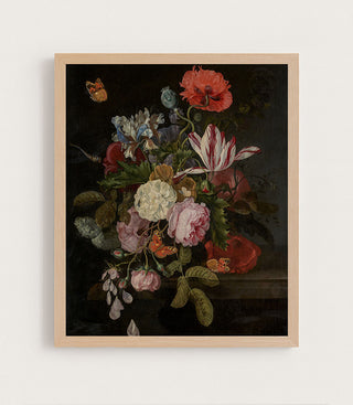 FLOWERS AND BUTTERFLIES - Museum Quality Art