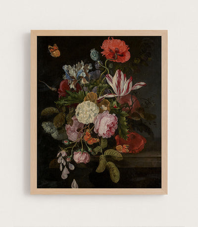FLOWERS AND BUTTERFLIES - Museum Quality Art