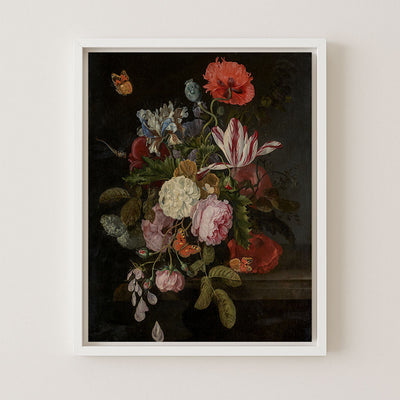 FLOWERS AND BUTTERFLIES - Museum Quality Art