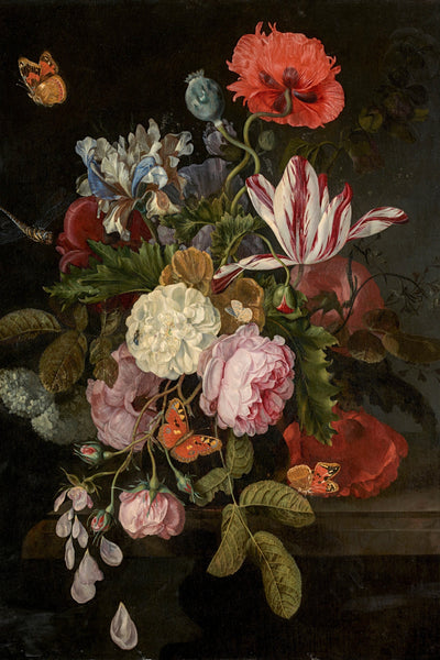 FLOWERS AND BUTTERFLIES