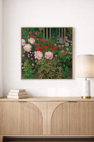 Flowers and Garden Fence