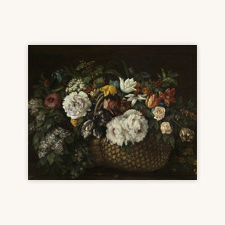 FLOWERS IN A BASKET — Primary Image