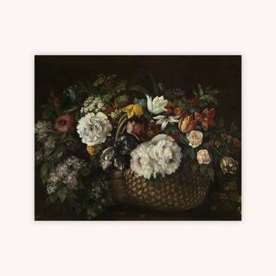 FLOWERS IN A BASKET — Primary Image