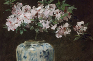 FLOWERS IN A BLUE JAR