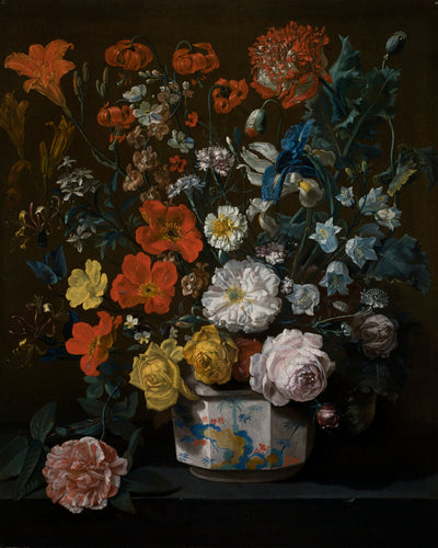 FLOWERS IN A CHANTILLY VASE