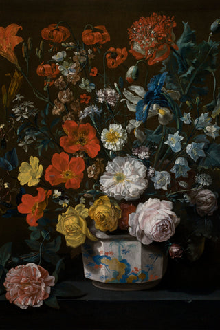 FLOWERS IN A CHANTILLY VASE