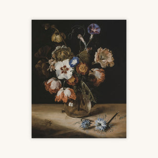 FLOWERS IN A GLASS VASE — Primary Image