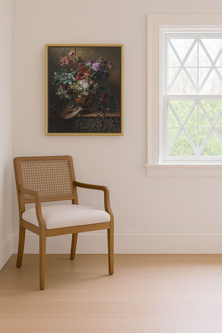 FLOWERS IN A GREEK VASE - Museum Quality Art