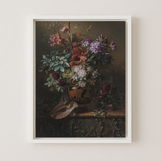 FLOWERS IN A GREEK VASE - Museum Quality Art
