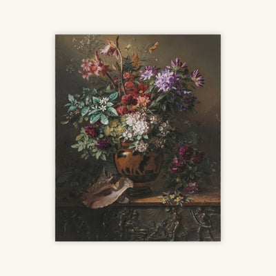 FLOWERS IN A GREEK VASE — Primary Image