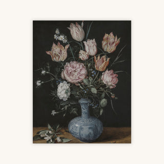FLOWERS IN A PORCELAIN VASE — Primary Image