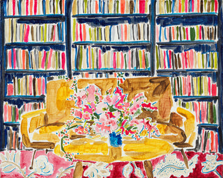 Flowers in Library