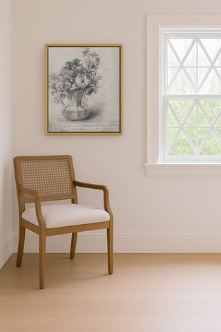 FLOWERS SKETCH - Museum Quality Art