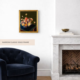 Flowers with Green Background