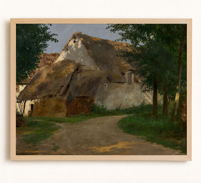 FOREST FARMHOUSE - Museum Quality Art