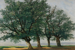 FOUR LARGE TREES - Museum Quality Art