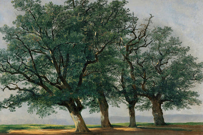 FOUR LARGE TREES - Museum Quality Art