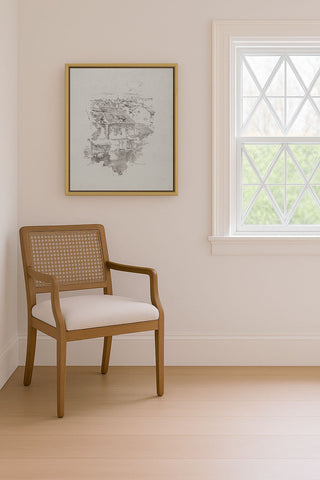 FRENCH VILLAGE SKETCH - Museum Quality Art