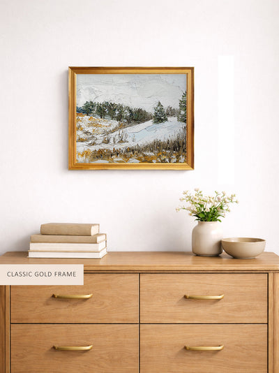 FRESH SNOW - Museum Quality Art