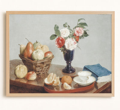 FRUIT AND FLOWERS - Museum Quality Art