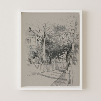 GALVESTON SKETCH - Museum Quality Art