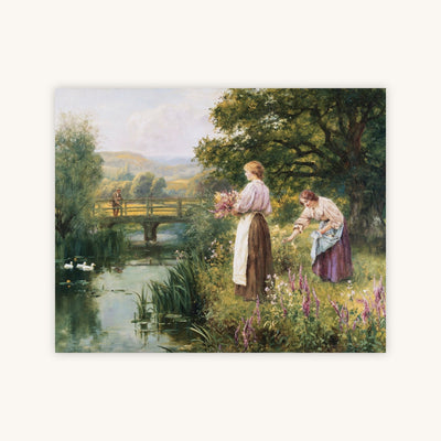 GATHERING SPRING FLOWERS — Primary Image