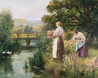 GATHERING SPRING FLOWERS