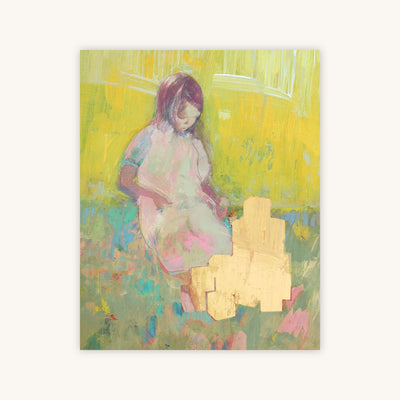 GIRL AND BUILDING BLOCKS — Primary Image