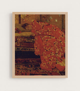Girl in a Red Kimono