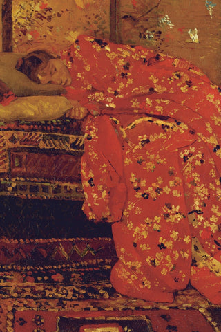 GIRL IN A RED KIMONO