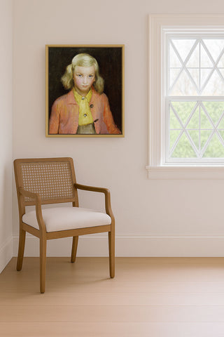 GIRL IN A YELLOW BLOUSE - Museum Quality Art