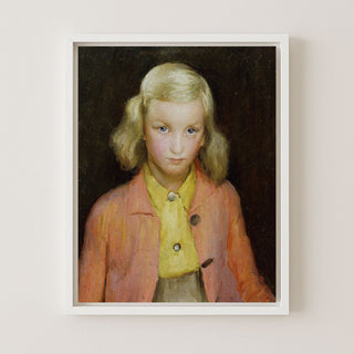 GIRL IN A YELLOW BLOUSE - Museum Quality Art
