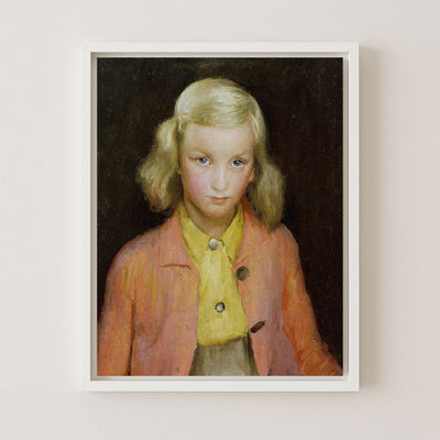 GIRL IN A YELLOW BLOUSE - Museum Quality Art