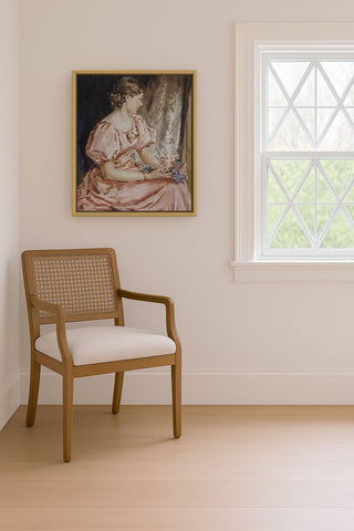 GIRL IN PINK - Museum Quality Art